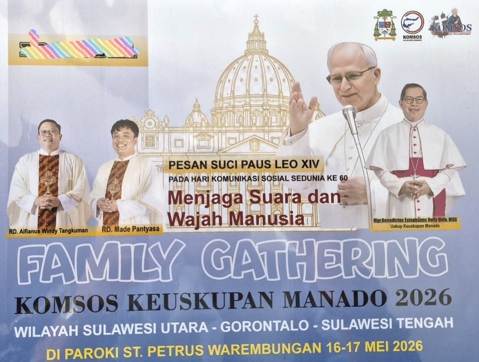Ratusan Peserta Family Gathering Komsos Se-Keuskupan Manado Mulai Berdatangan ke Paroki Warembungan, Fokus pada Etika Digital