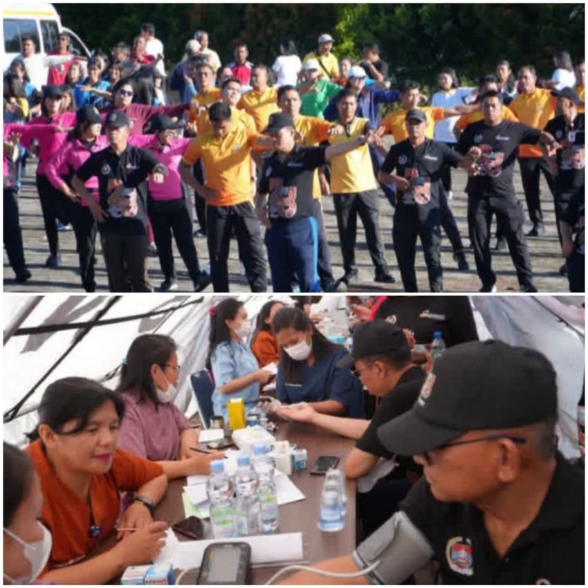 Bupati Humbahas Ajak 3.000 Warga Senam Massal dan Cek Kesehatan Gratis di Bukit Inspirasi Doloksanggul