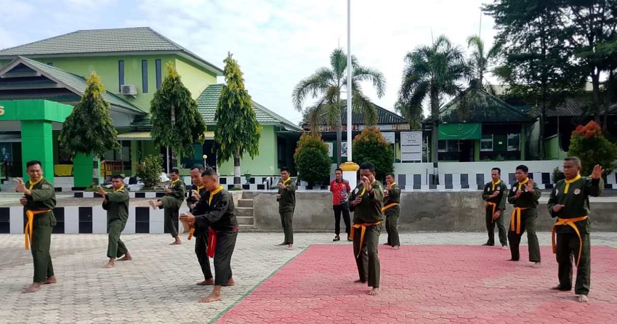 Kodim 1406/Wajo Rutin Gelar Latihan Pencak Silat Militer, Asah Kemampuan Tempur Prajurit Setiap Pekan