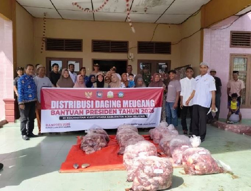 Bantuan Daging Meugang dari Presiden Prabowo Mulai Disalurkan ke 402 Korban Banjir di Aceh Selatan