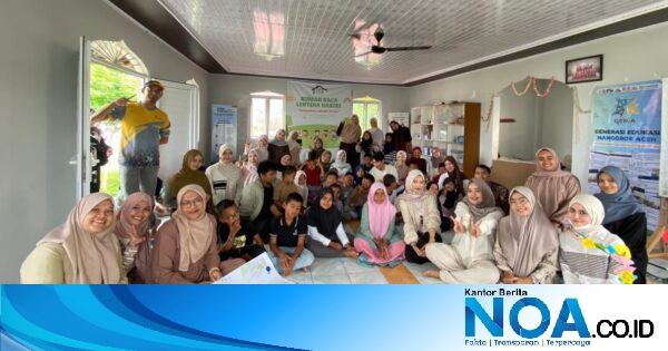 EduFun di Rumah Baca Lentera Habibi Aceh Besar: 20 Anak Belajar Berani Bicara Lewat Pohon Harapan dan Presentasi Gambar