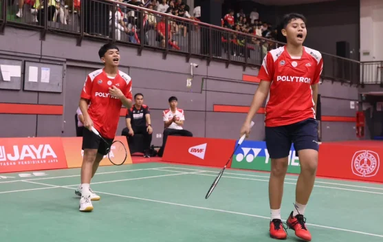 Ganda Putra Muda Indonesia Iddo/Leo Juara U15 Jaya Raya Junior International GP 2026 di Tangerang Selatan