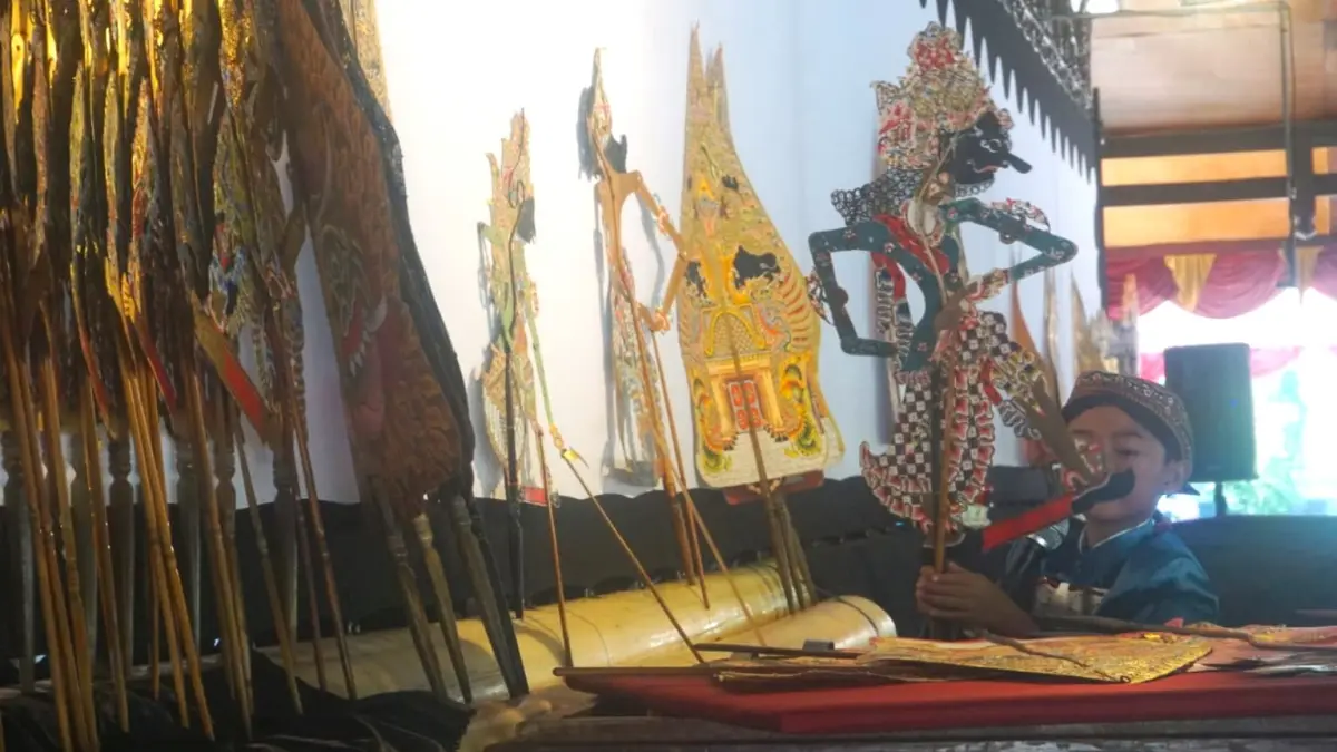 Bukan dari Trah Dalang, 15 Anak di Klaten Unjuk Gigi di Lomba Dalang Cilik Se-Kabupaten
