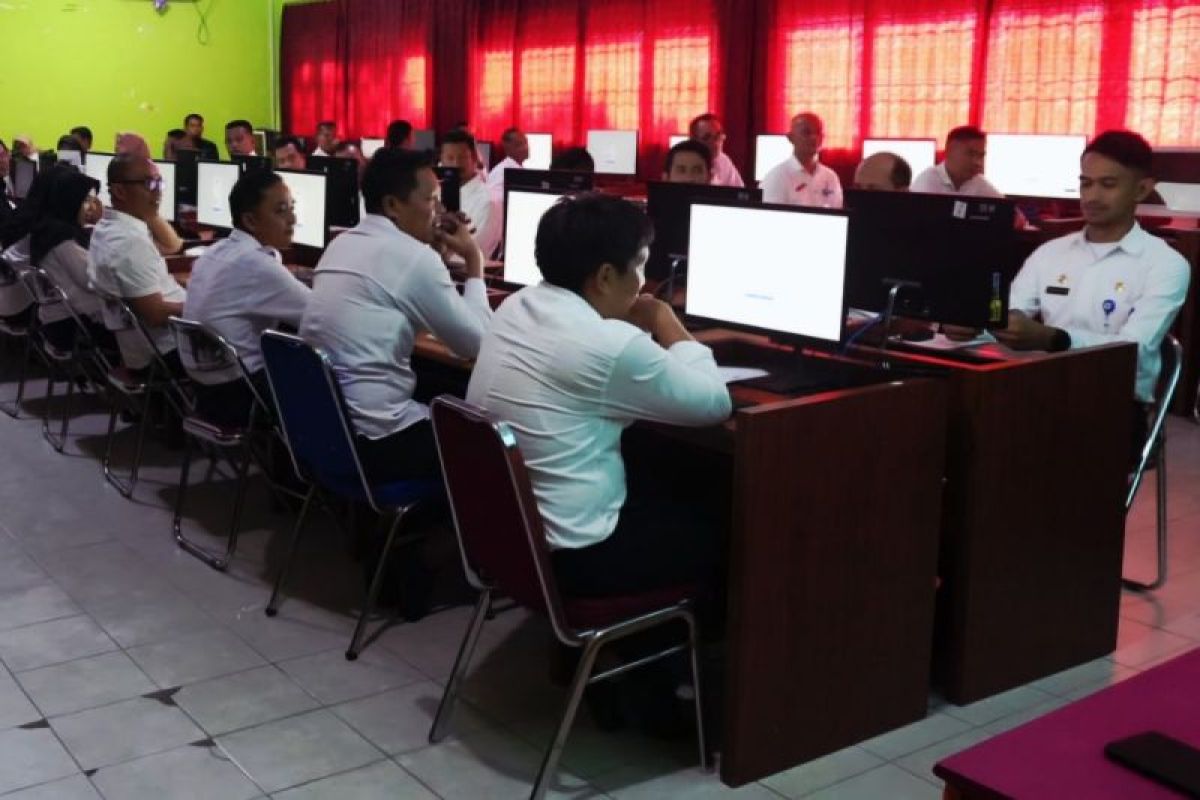 88 PNS Natuna Ikuti Ujian Dinas dan Kenaikan Pangkat, Gunakan Sistem CAT dari BKN Pekanbaru