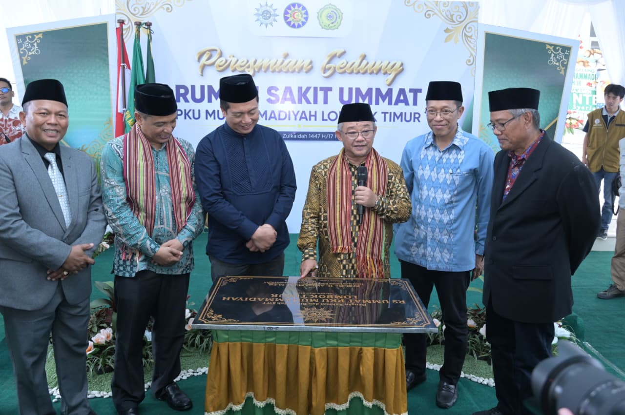 Resmikan RS UMMAT PKU Muhammadiyah Lombok Timur, Mendikdasmen Abdul Mu’ti Tegaskan Rumah Sakit Bukan Sekadar Bangunan, Melainkan Motor Budaya Hidup Sehat