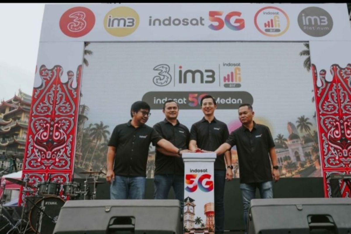 Indosat Perkuat Jaringan 5G di Medan, Dukung 10.000 Pelajar Sumut Belajar AI