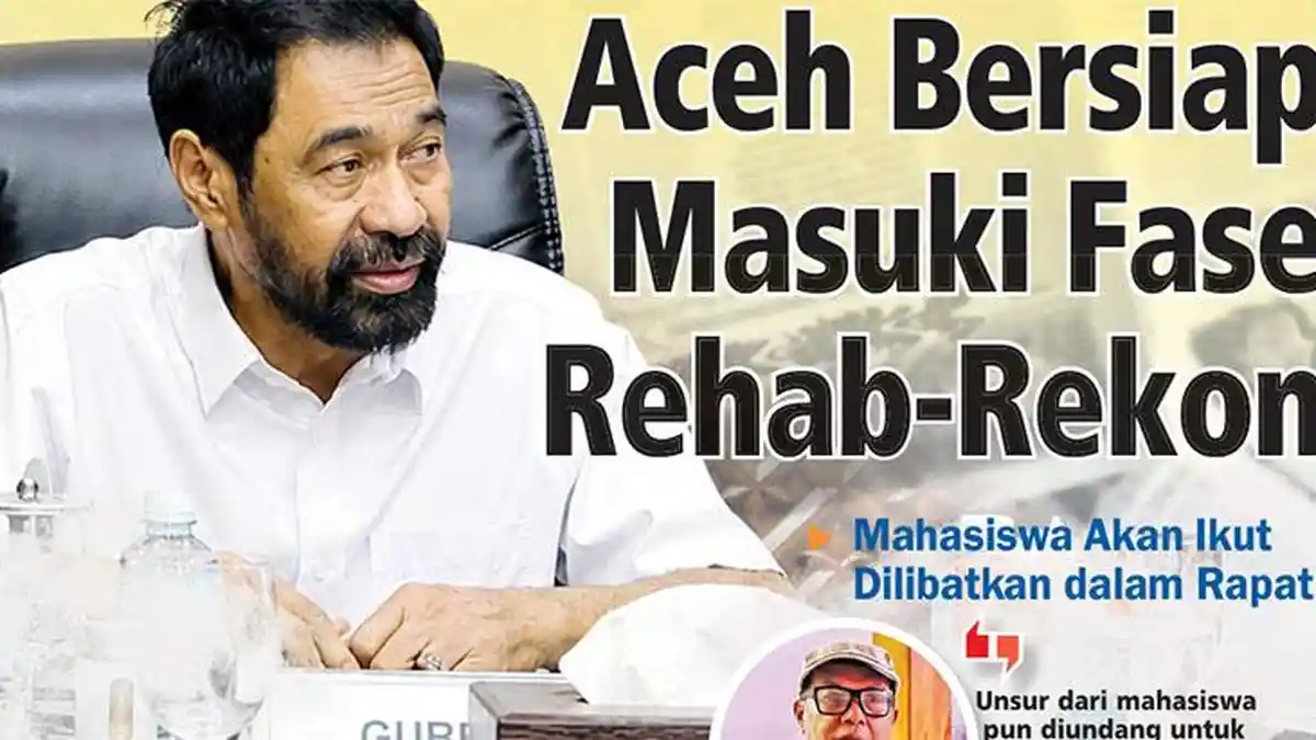 Pemprov Aceh Libatkan Mahasiswa dalam Rapat Rehabilitasi Pascabencana, Gubernur Mualem Tunggu Keputusan Forkopimda