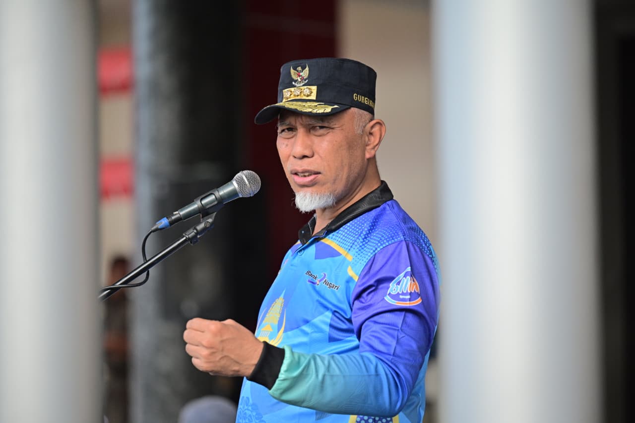 Korpri Setdaprov Sumbar Peringati Hari Lahir Pancasila dengan Jalan Pagi Bersama, Puluhan ASN Antusias