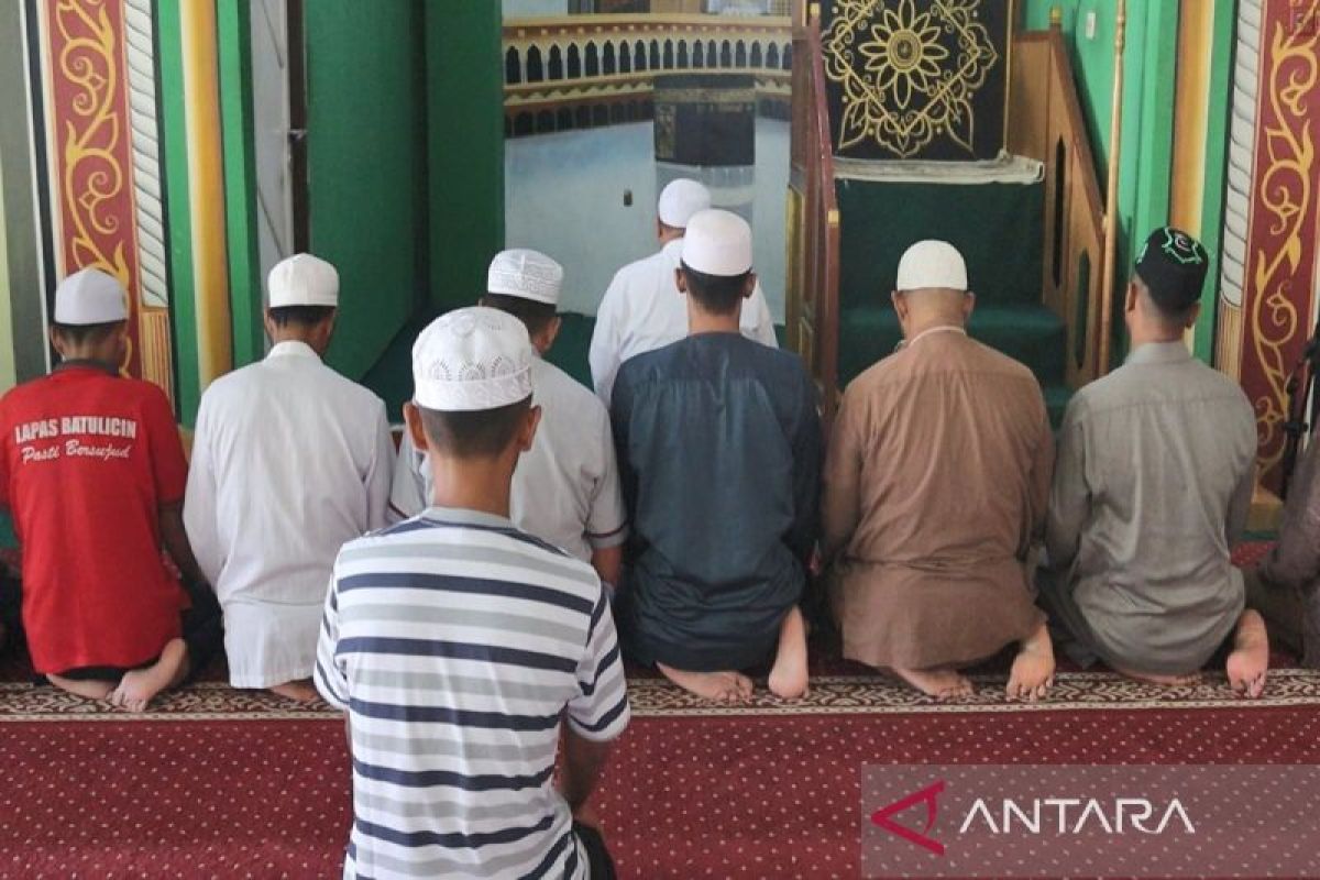 Lapas Batulicin Rutinkan Salat Dhuha Berjamaah, Warga Binaan Dijadwalkan Bergilir per Kamar Hunian