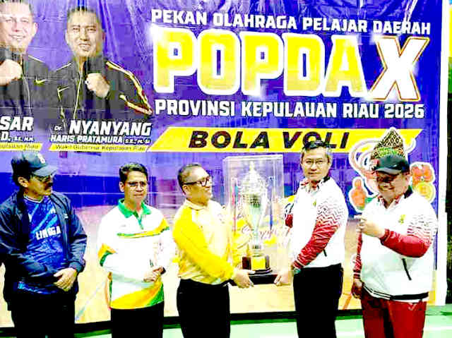 Kota Tanjungpinang Akhiri Puasa 20 Tahun, Kalahkan Batam sebagai Juara Umum Popda X Kepri di Karimun
