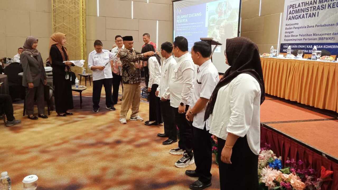 BPDP dan Kementan Latih 156 Pekebun Sawit Muara Enim dan OKI di Palembang, Fokus Tata Kelola Keuangan