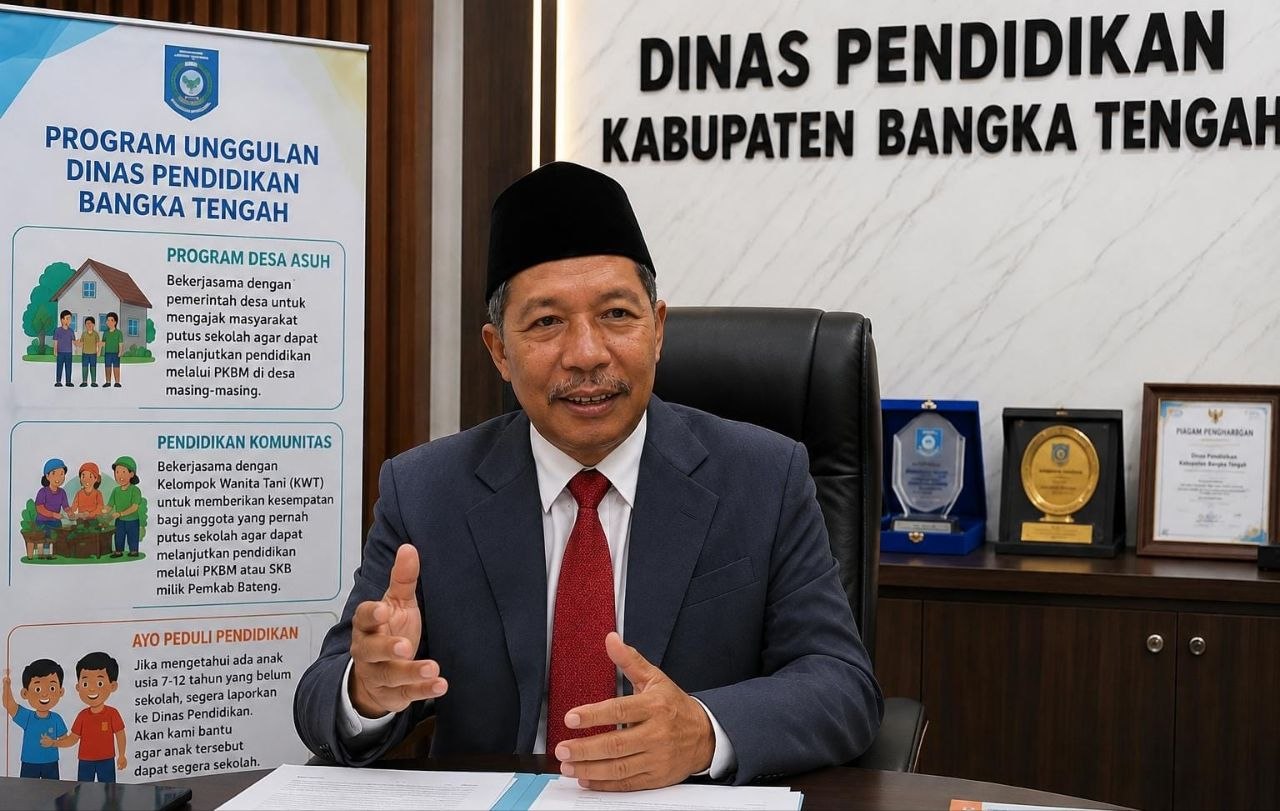 Dindik Bangka Tengah Luncurkan Program Desa Asuh dan Pendidikan Komunitas untuk Tekan Angka Putus Sekolah