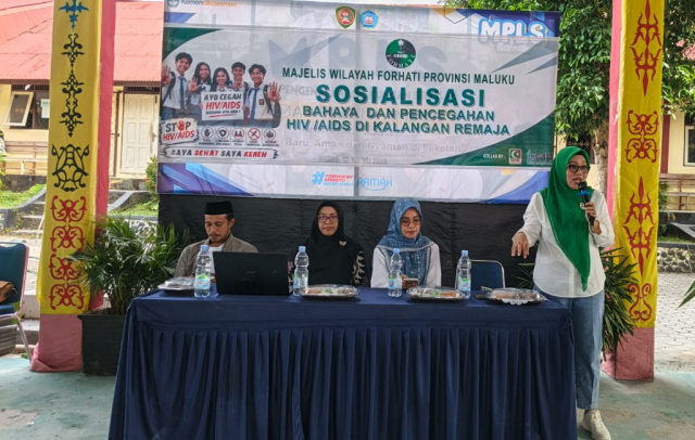 FORHATI Maluku Gandeng KAHMI dan LPMP Edukasi HIV/AIDS ke Pelajar di Ambon, Stigma ODHA Jadi Sorotan