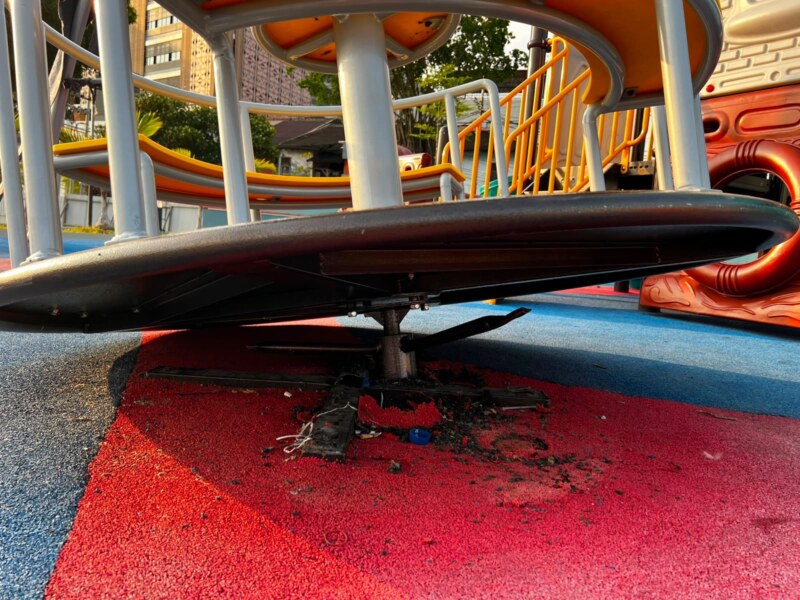 Playground Teras Samarinda II Ditemukan Patah Sebelum Diresmikan, DPRD Desak Kontraktor Tuntaskan Perbaikan Sebelum 1 September