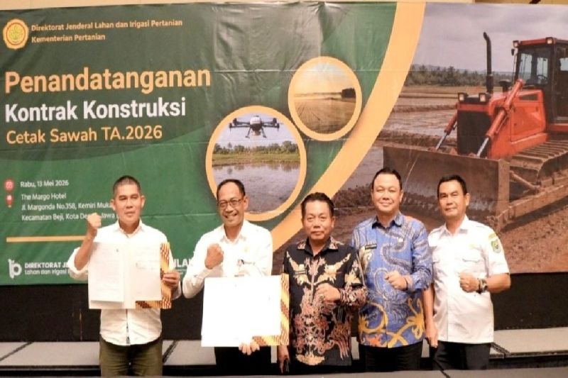 Program Cetak Sawah di Kapuas Terealisasi 4.491 Hektare, 10 Kecamatan Masuk Target 7.051 Hektare