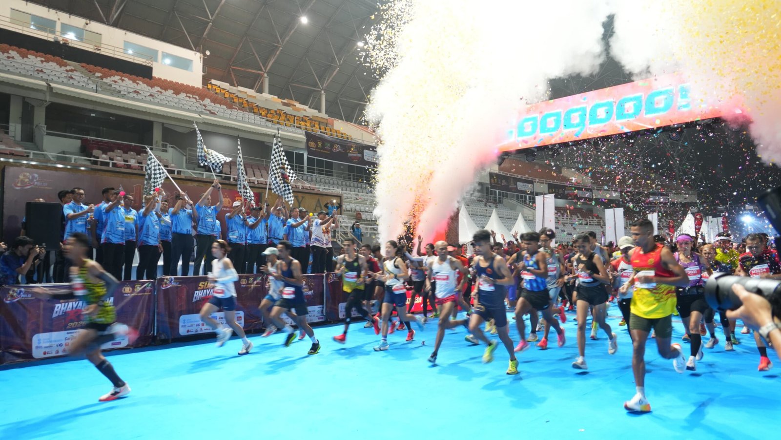 Sumsel Bhayangkara Run 2026 di Jakabaring Palembang Tembus 8.035 Peserta, Polri Sebut Bukti Kepercayaan Masyarakat