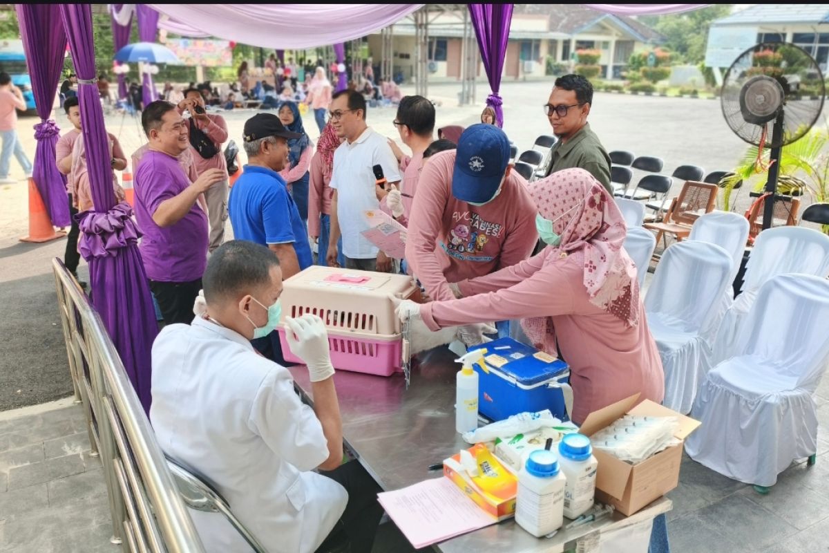 Balai Veteriner Lampung Siapkan 200 Dosis Vaksin Rabies, Digabung Kampanye Gizi dan Lapak Baca