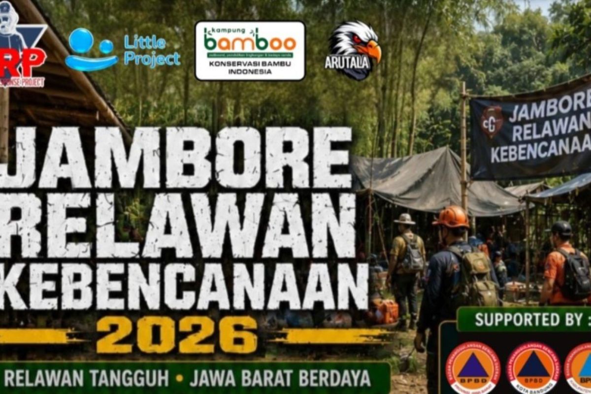 Jambore Relawan Kebencanaan 2026 di Kampung Bamboo Cimenyan Bandung Targetkan Sinergi 100 Organisasi