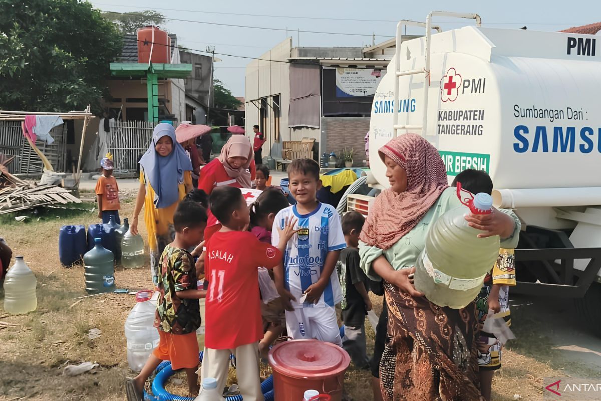 Kekeringan di Kabupaten Tangerang Meluas, Enam Kecamatan Krisis Air Bersih – PMI Mulai Distribusi 10.000 Liter