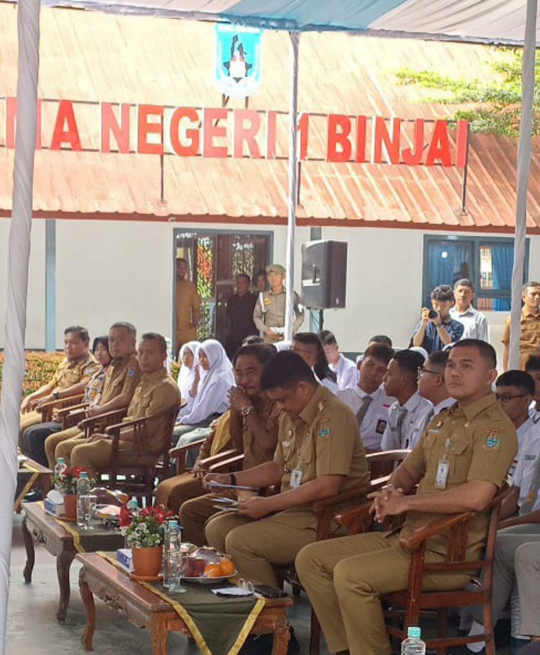 Gubernur Sumut Bobby Nasution Resmikan MPLS 2026/2027 di SMA Negeri 1 Binjai, Ingatkan Sekolah Bina Karakter Siswa