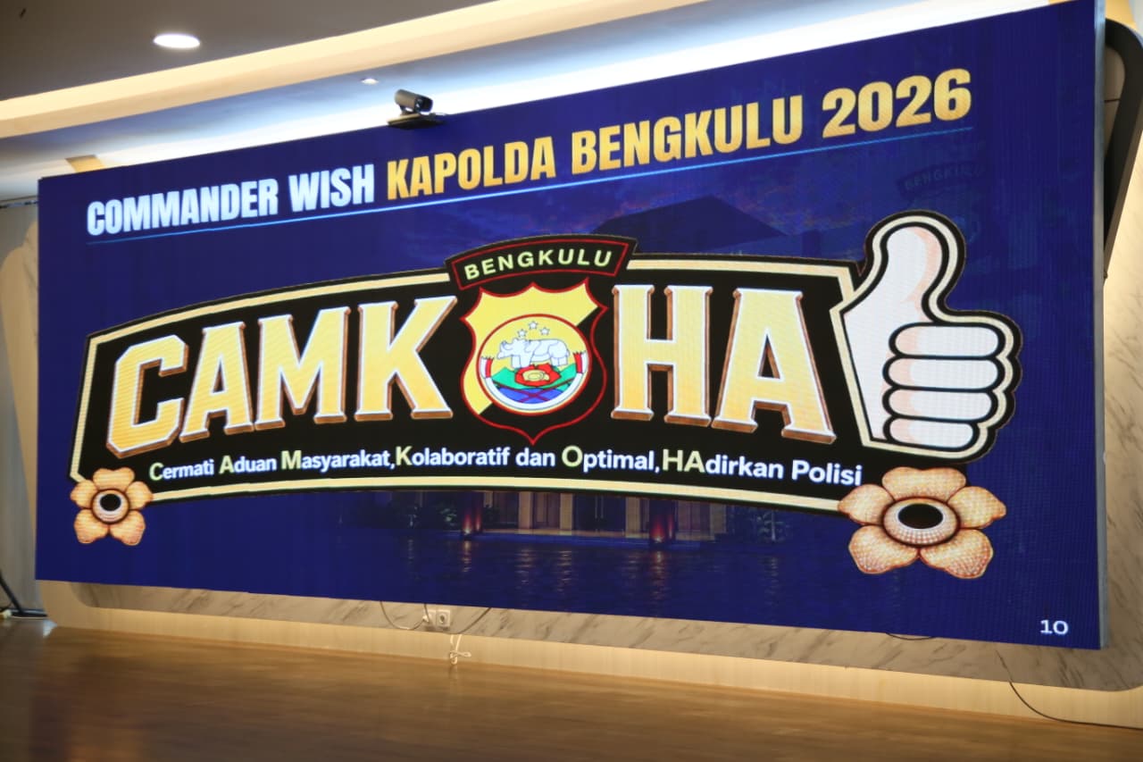 Kapolda Bengkulu Luncurkan Program CAMKOHA 2026, Janji Respons Lebih Cepat ke Aduan Warga