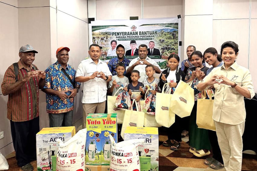Ketua HKTI Papua Yanni Dorong Biak Jadi Kawasan Produksi Pangan, Sebut Swasembada Beras Nasional Bukti Sektor Pertanian Bisa Tumbuh