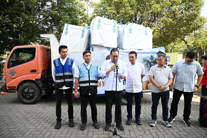 Kemenhub Kirim 7,9 Ton Bantuan untuk Korban Gempa NTT via KM Tidar, Target 4 Pelabuhan