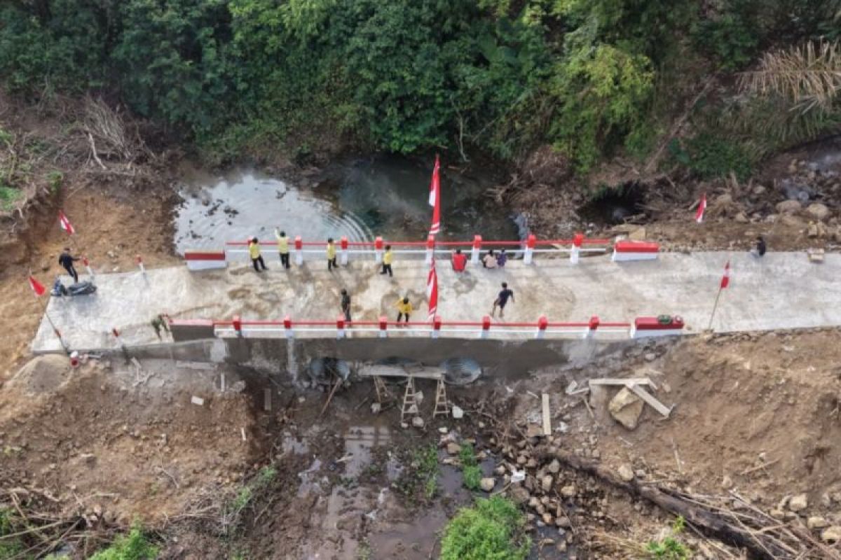 Kodim 0409 Rejang Lebong Rampungkan Dua Jembatan di Curup Utara dan Topos, 1.731 Jiwa Kini Punya Akses Aman