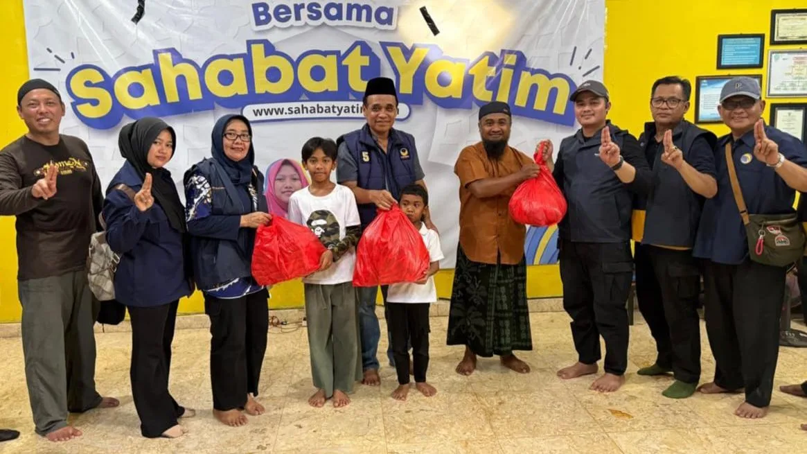 Nasdem Banjarbaru Potong Empat Hewan Kurban di Iduladha 1447, Daging Dibagikan ke Kader hingga Panti Asuhan