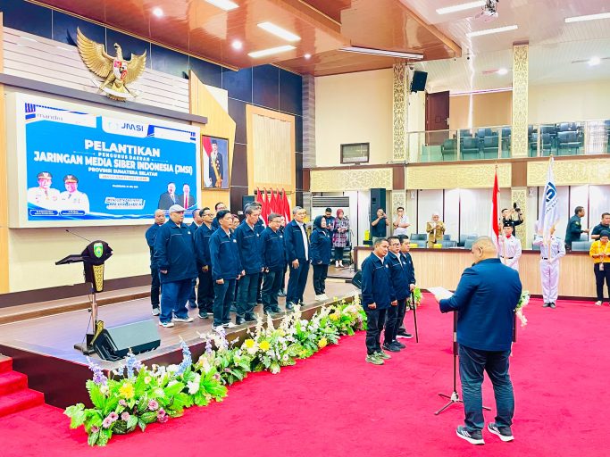 Staf Ahli Bupati Muba Hadiri Pelantikan Pengurus JMSI Sumsel, Tegaskan Komitmen Sinergi Informasi Akurat