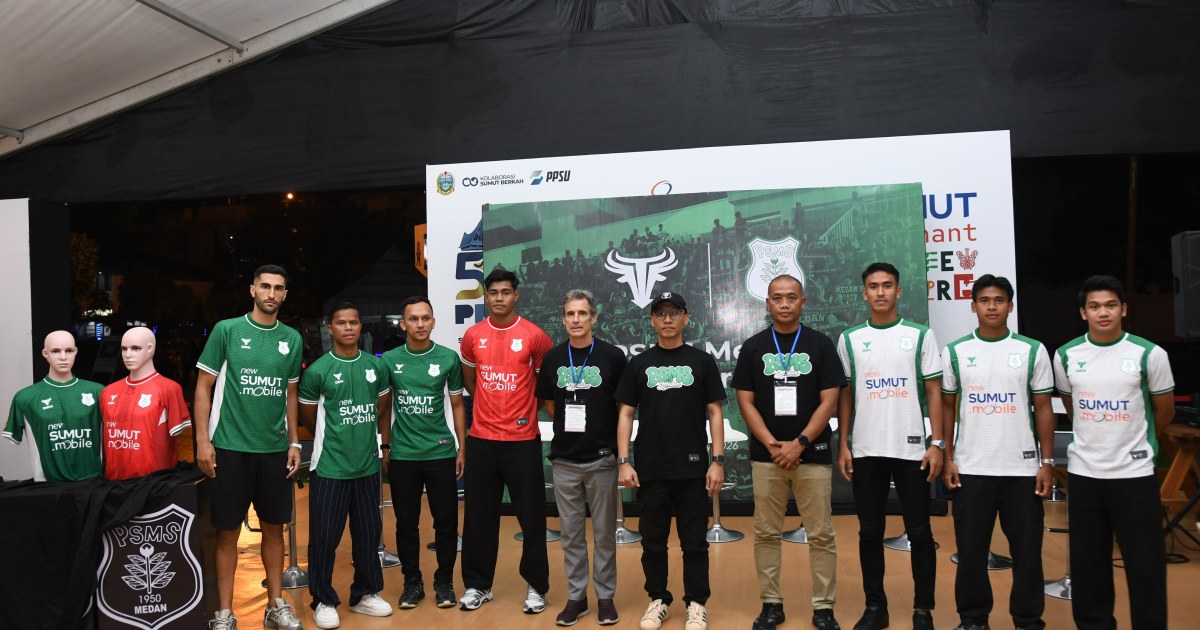 PSMS Medan Luncurkan Jersey Baru untuk Piala Presiden Elite 2026, Satu-satunya Wakil Liga 2 di Ajang Bergengsi