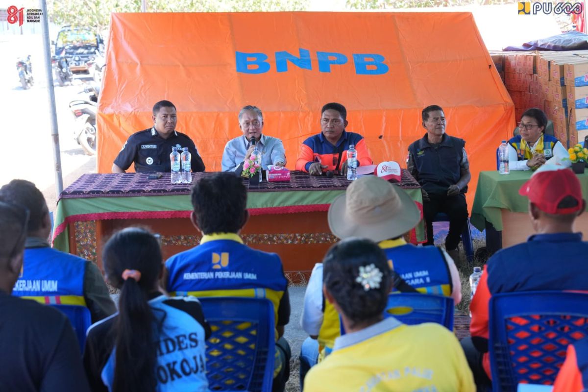 Pascagempa Pulau Palue, Menteri PU Prioritaskan Air Bersih dan Lindungi Pantai dari Abrasi