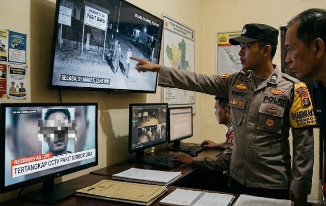 CCTV Kantor Desa Bongkar Aksi Residivis AS Perkosa Gadis 15 Tahun di Kubu Raya, Polisi Amankan Pelaku