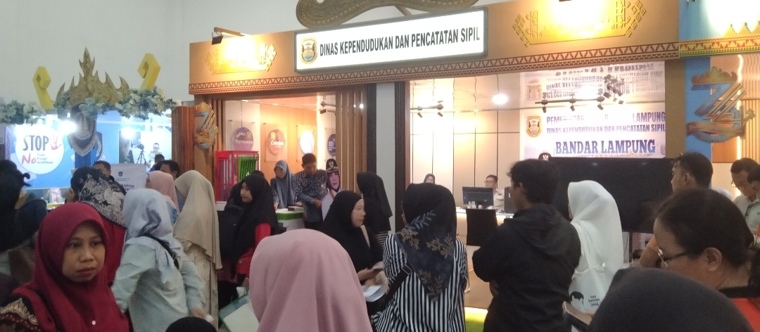 Hari Terakhir Bandar Lampung Expo 2026, Ribuan Warga Serbu Stand Disdukcapil Urus KTP dan KK