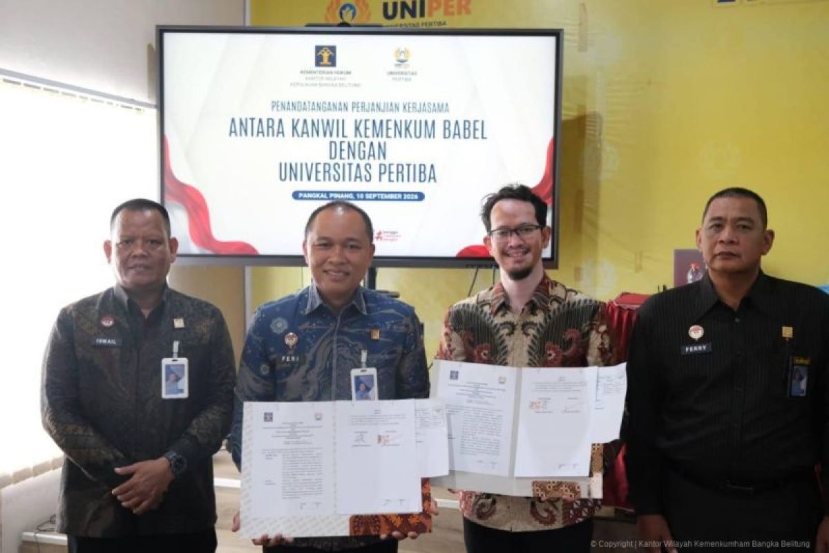 Kanwil Kemenkum Babel Gandeng Universitas Pertiba Kerahkan Mahasiswa Hukum ke Posbankum Desa dan Kelurahan