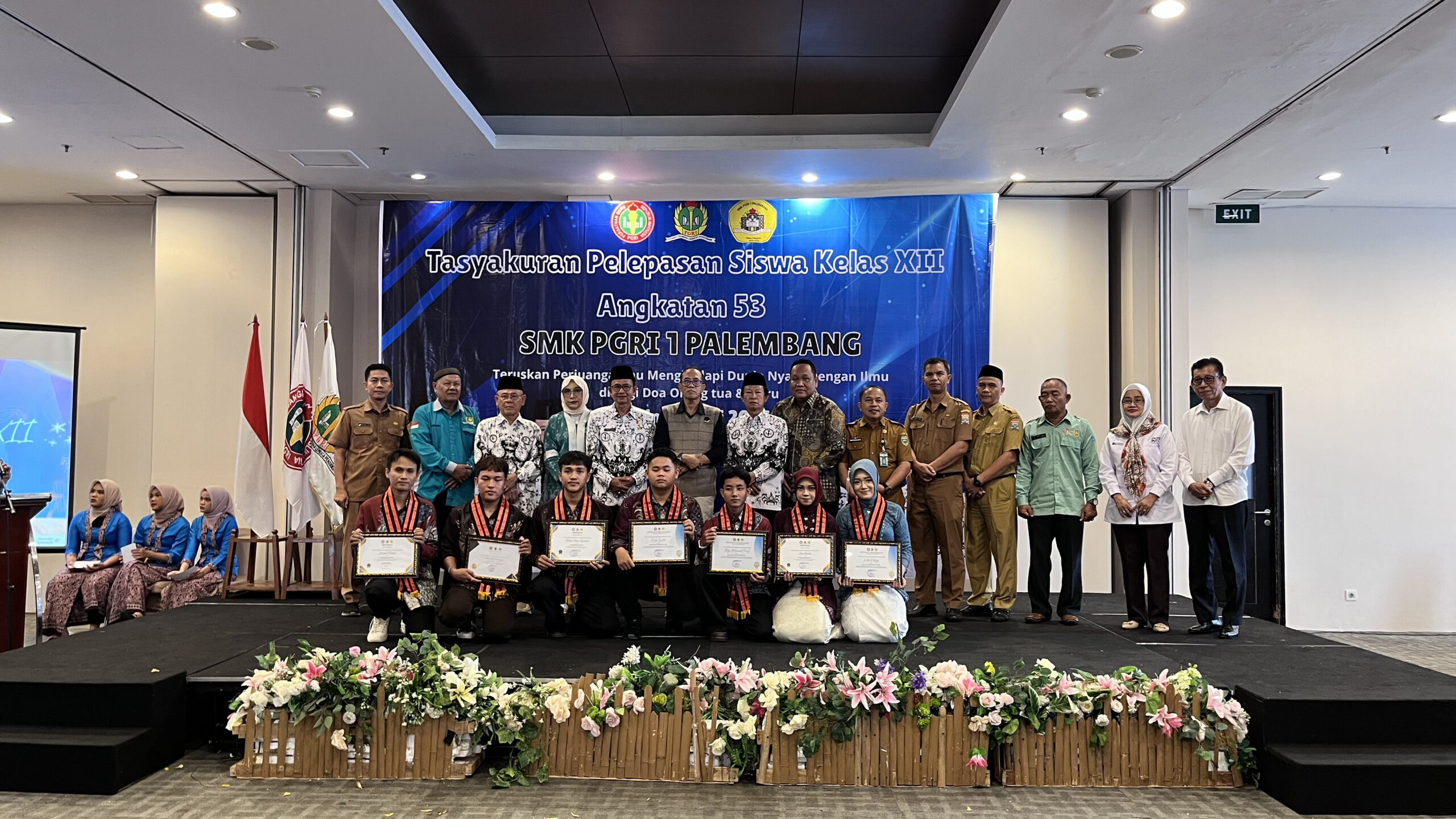 SMK PGRI 1 Palembang Raih Predikat Sekolah Model, 71 Siswa Angkatan ke-53 Dilepas di Tengah Kebanggaan
