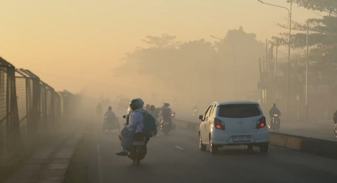 Kabut Asap Kembali Ancam Banjarbaru, BMKG Deteksi Titik Panas di Cintapuri Darussalam dan Kondisi Atmosfer Stabil