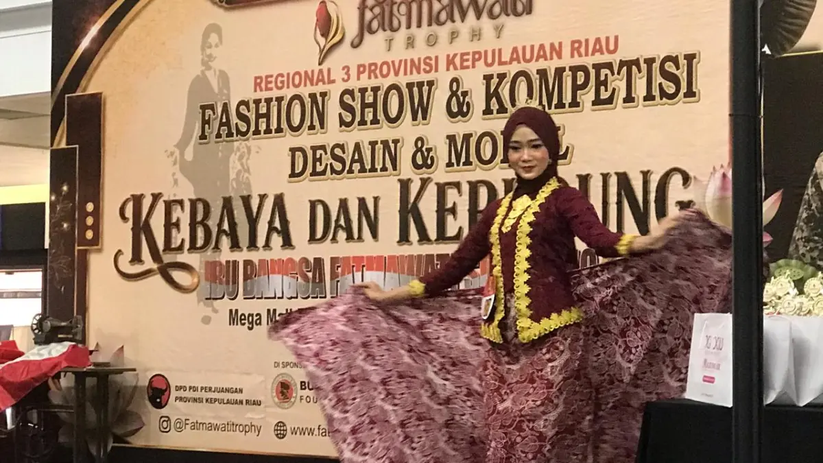 18 Desainer di Kepri Berebut Tiket Nasional Lewat Kompetisi Kebaya dan Kerudung Fatmawati Trophy 2026