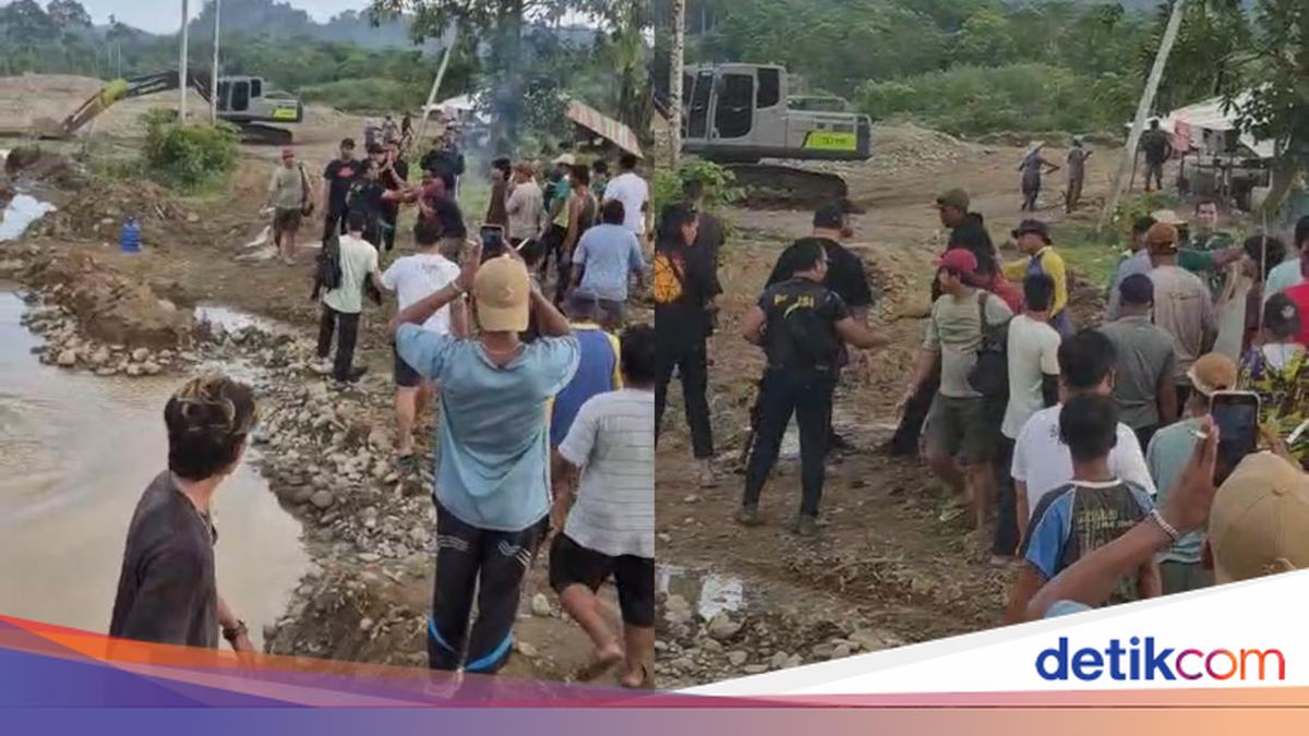 Tim Bareskrim Diadang Ratusan Warga Saat Razia Tambang Emas Ilegal di Merangin, Polda Jambi Beri Atensi Khusus