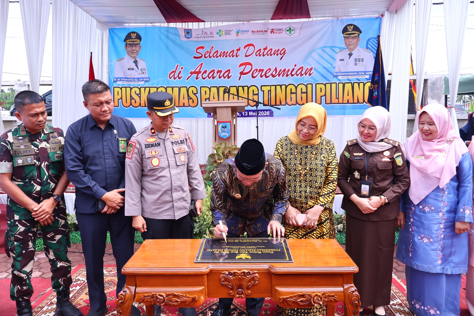 Resmikan Puskesmas Baru Padang Tinggi Piliang, Pemkot Payakumbuh Perkuat Layanan Kesehatan Primer