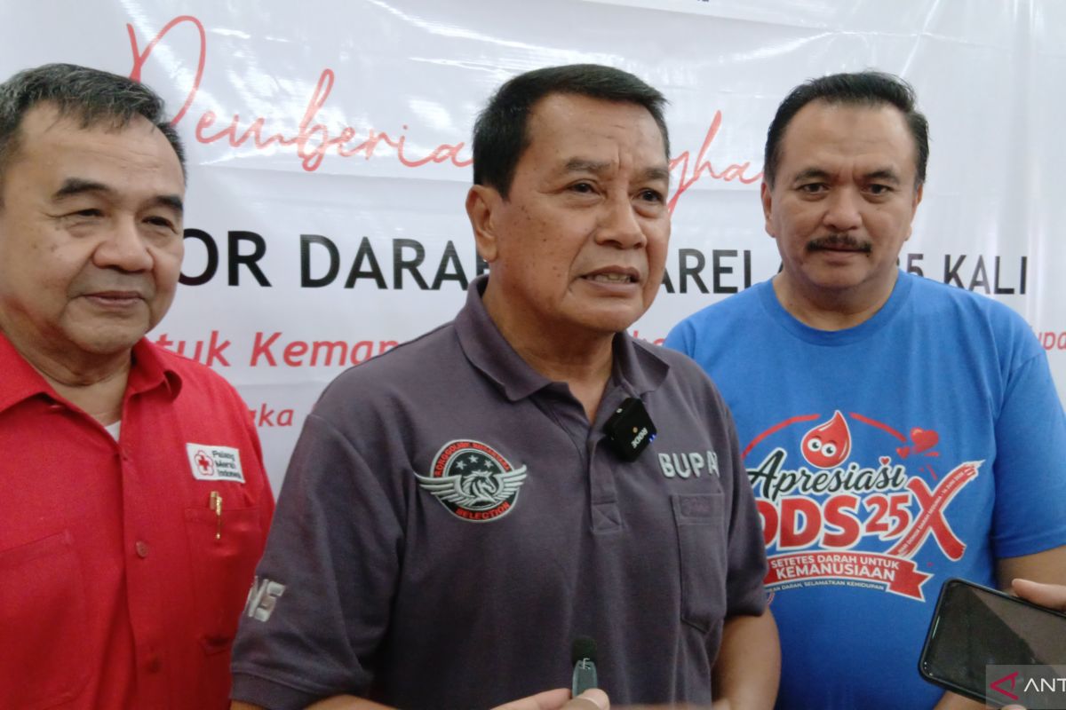 Bupati Tangerang Apresiasi 54 Pendonor Darah 25 Kali, Anggaran Rp 22 Miliar Disiapkan untuk Layanan Gratis