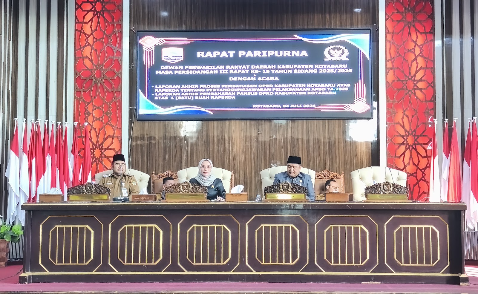 DPRD Kotabaru Sahkan Dua Perda, Soroti Belanja Daerah yang Hanya Terserap 80,14 Persen dan Ketergantungan Dana Pusat