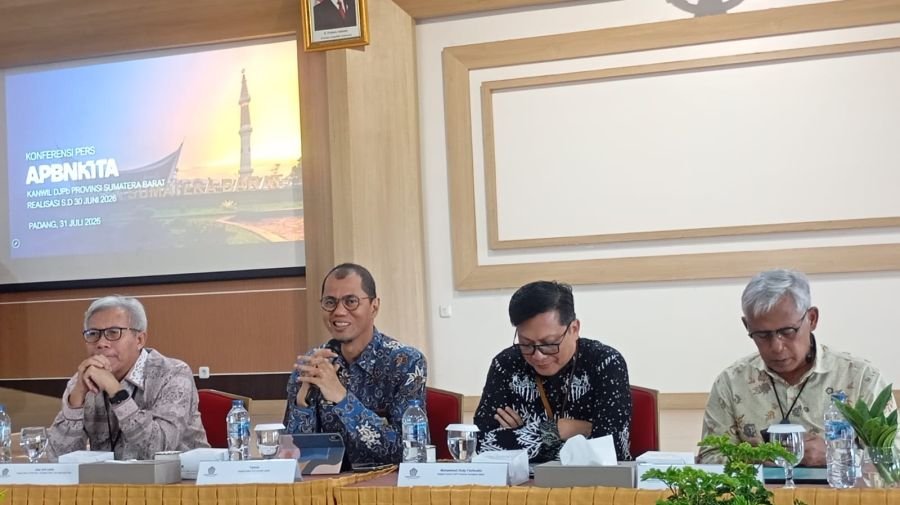 Pendapatan Negara di Sumatera Barat Tembus Rp4,93 Triliun Hingga Juni 2026, Tumbuh 19,29 Persen