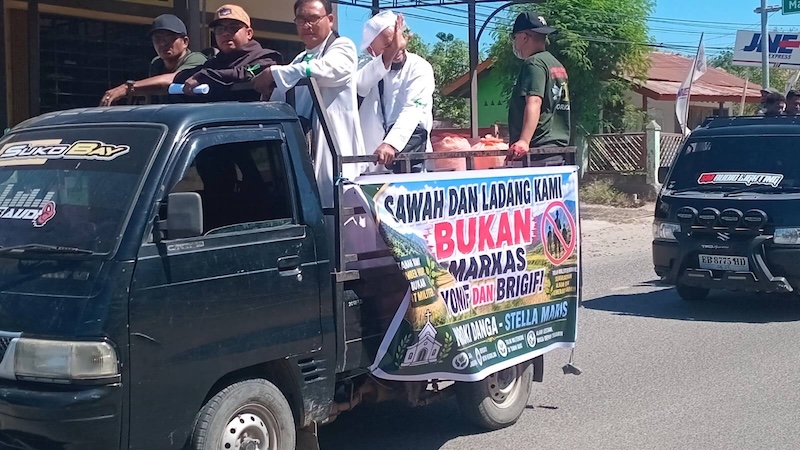Ratusan Warga Nagekeo Flores Bersama Pastor dan Suster Tolak Pembangunan Batalyon Militer, Tanah 236 Hektare Jadi Sengketa