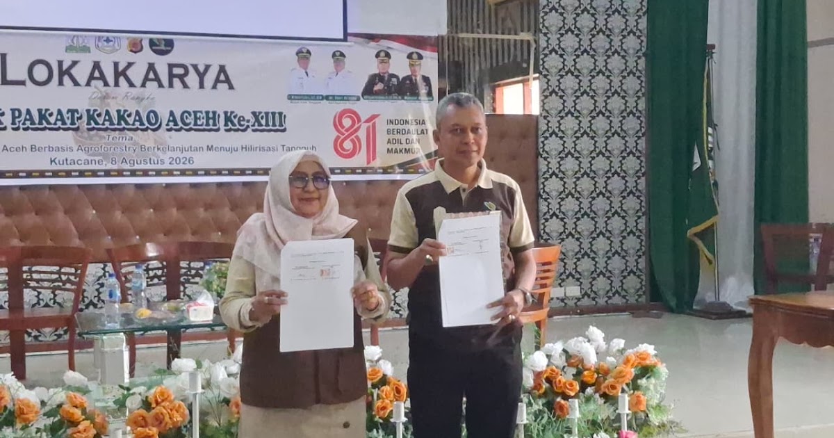 Bupati Aceh Tenggara Sebut Kakao Telah Jadi Penopang Ekonomi, Hilirisasi Harus Berpihak ke Petani