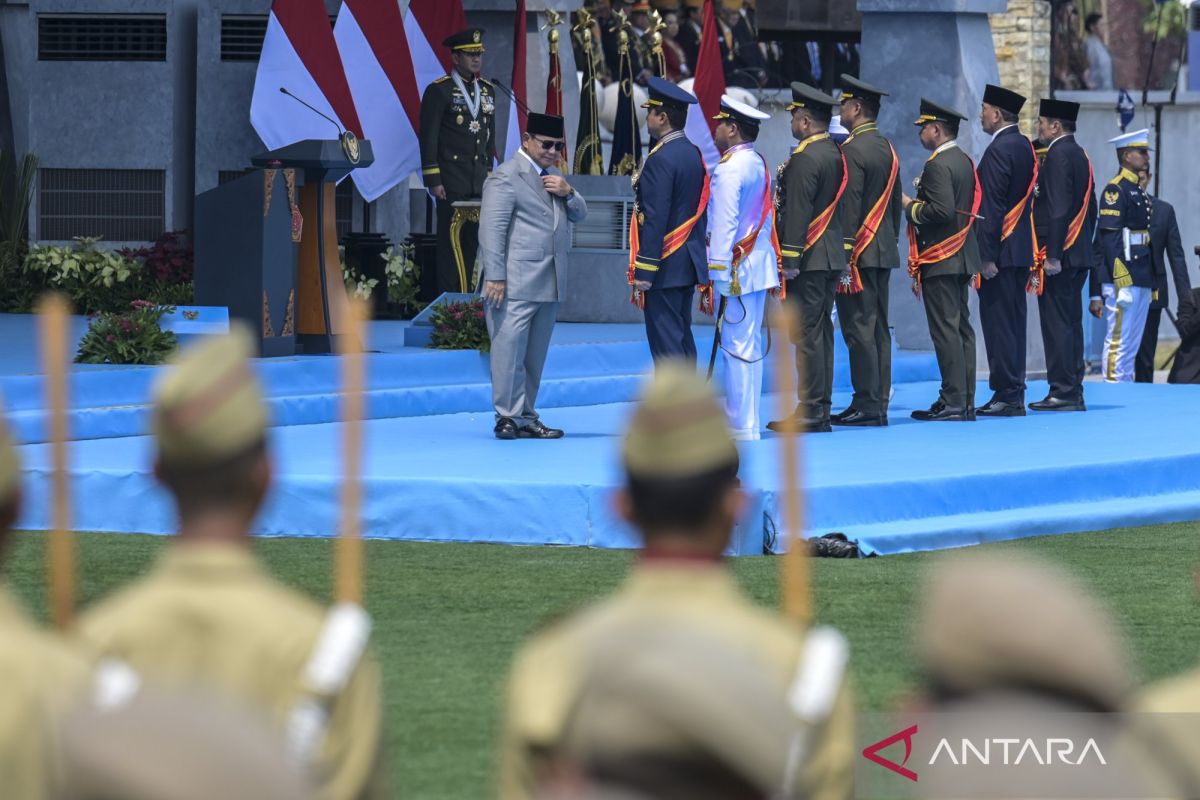 Prabowo Tegaskan Kesulitan Rakyat Jadi Tanggung Jawab TNI di HUT ke-81 di Cilangkap