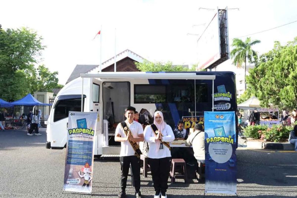 15 Pemohon Paspor di Banda Aceh Dilayani di CFD Lewat Program Pasporia, Padukan Olahraga dan Urus Dokumen