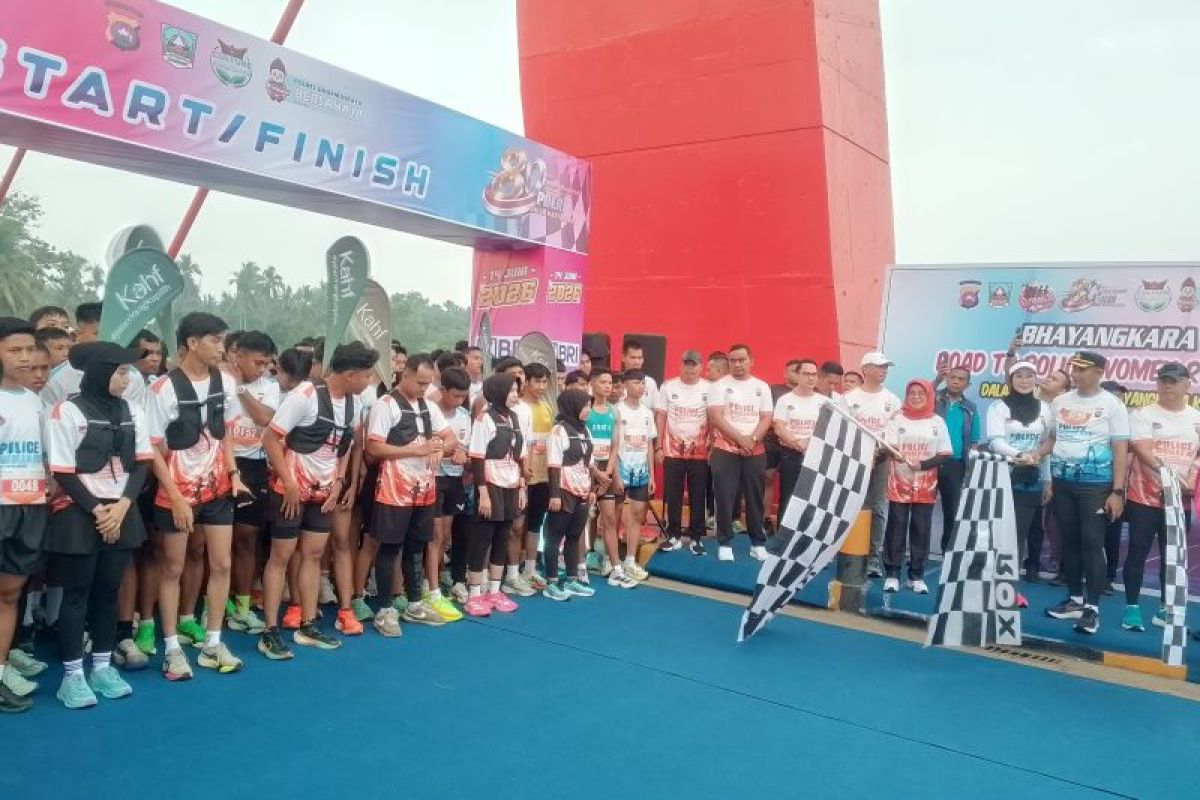 Ratusan Pelari dari Luar Sumatera Barat Ikut Road to Police Women Run 2026 di Dharmasraya