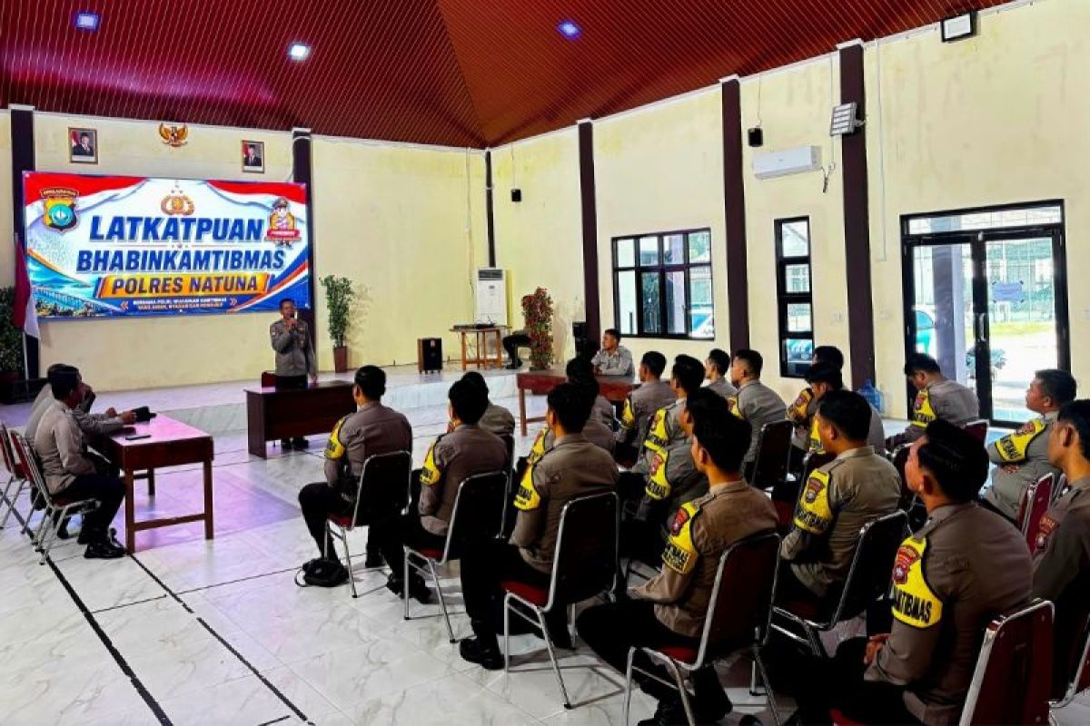 Polres Natuna Bekali Bhabinkamtibmas Kemampuan Deteksi Dini dan Mediasi Konflik di Pulau Terluar