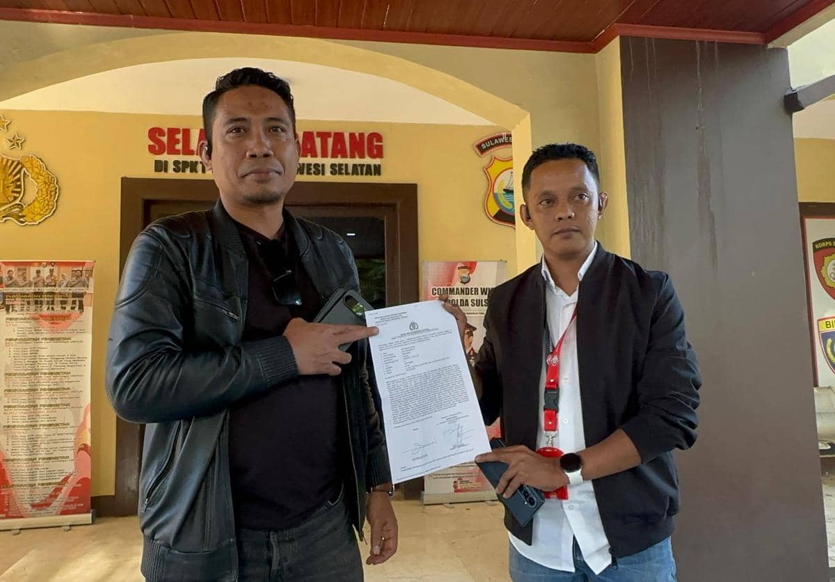 Basri Kajang Resmi Laporkan Pansus Angket DPRD Gowa ke Polda Sulsel, Terkait Sumpah Palsu dan Siaran Langsung Sidang